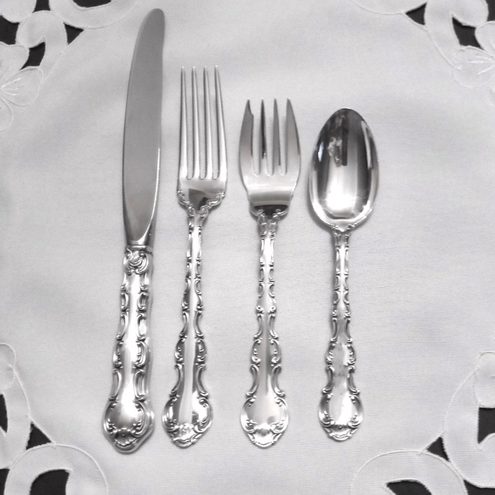 GORHAM 62 PIECE STERLING SILVER FLATWARE